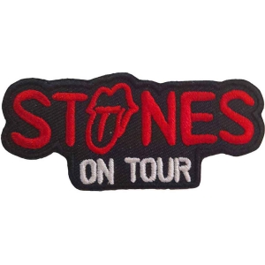Rolling Stones - On Tour Woven Patch in the group MERCHANDISE / Merch / Pop-Rock at Bengans Skivbutik AB (5538358)