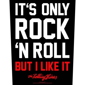 Rolling Stones - It's Only Rock 'N' Roll Back Patch in the group MERCHANDISE / Merch / Pop-Rock at Bengans Skivbutik AB (5538363)