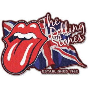 Rolling Stones - Lick The Flag Standard Patch in the group MERCHANDISE / Merch / Pop-Rock at Bengans Skivbutik AB (5538374)