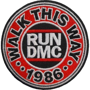 Run Dmc - Walk This Way Woven Patch in the group MERCHANDISE / Merch / Hip Hop-Rap at Bengans Skivbutik AB (5538386)