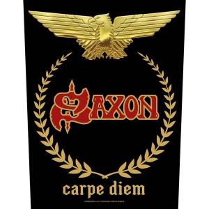 Saxon - Carpe Diem Back Patch in the group MERCHANDISE / Merch / Hårdrock at Bengans Skivbutik AB (5538394)