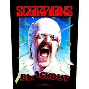 Scorpions - Blackout Back Patch in the group MERCHANDISE / Merch / Hårdrock at Bengans Skivbutik AB (5538397)