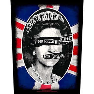 Sex Pistols - God Save The Queen Back Patch in the group MERCHANDISE at Bengans Skivbutik AB (5538406)