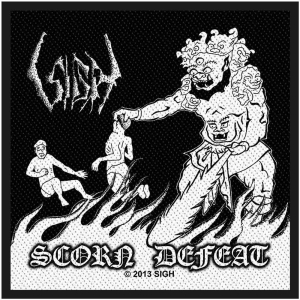 Sigh - Scorn Defeat Standard Patch in the group MERCHANDISE / Merch / Hårdrock at Bengans Skivbutik AB (5538412)