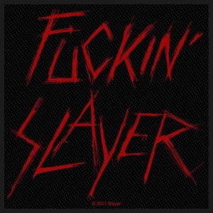 Slayer - Fuckin' Slayer Standard Patch in the group MERCHANDISE / Merch / Hårdrock at Bengans Skivbutik AB (5538434)