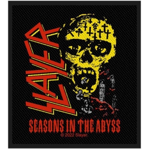 Slayer - Seasons In The Abyss Skull Standard Patc in the group MERCHANDISE at Bengans Skivbutik AB (5538436)