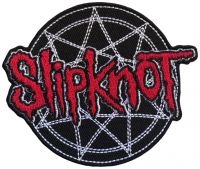 Slipknot - Patch Red Logo Over Nonagram (8,3 X in the group OUR PICKS / Friday Releases / 2025-01-31 at Bengans Skivbutik AB (5538443)
