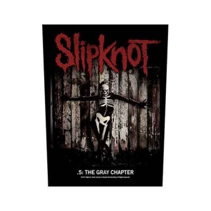 Slipknot - The Gray Chapter Back Patch in the group MERCHANDISE / Merch / Hårdrock at Bengans Skivbutik AB (5538445)
