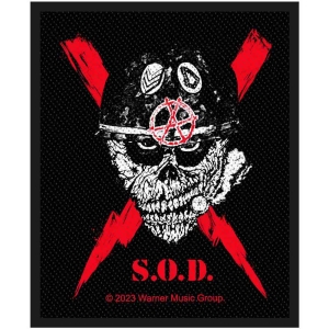 Stormtroopers Of Death - Scrawled Lightning Standard Patch in the group MERCHANDISE / Merch / Hårdrock at Bengans Skivbutik AB (5538453)