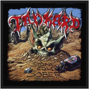 Tankard - Stone Cold Sober Standard Patch in the group MERCHANDISE / Merch / Hårdrock at Bengans Skivbutik AB (5538458)