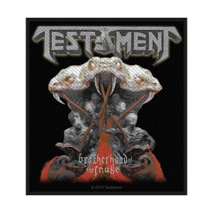Testament - Brotherhood Of The Snake Standard Patch in the group MERCHANDISE / Merch / Hårdrock at Bengans Skivbutik AB (5538460)