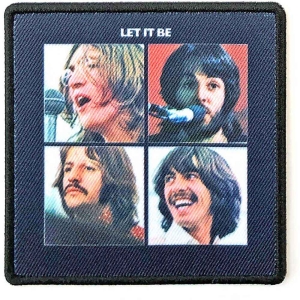 The Beatles - Let It Be Woven Patch in the group MERCHANDISE / Merch / Pop-Rock at Bengans Skivbutik AB (5538468)