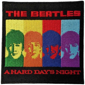 The Beatles - A Hard Day's Night Faces Woven Patch in the group MERCHANDISE / Merch / Pop-Rock at Bengans Skivbutik AB (5538472)