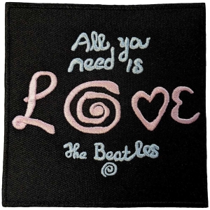 The Beatles - All You Need Is Love Woven Patch in the group MERCHANDISE / Merch / Pop-Rock at Bengans Skivbutik AB (5538473)