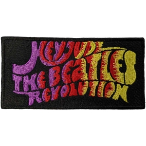The Beatles - Hey Jude/Revolution Woven Patch in the group MERCHANDISE / Merch / Pop-Rock at Bengans Skivbutik AB (5538475)