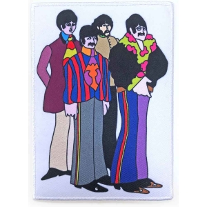 The Beatles - Sub Band Border Woven Patch in the group MERCHANDISE / Merch / Pop-Rock at Bengans Skivbutik AB (5538491)