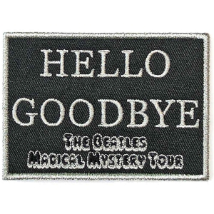 The Beatles - Hello Goodbye Woven Patch in the group MERCHANDISE / Merch / Pop-Rock at Bengans Skivbutik AB (5538497)