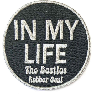 The Beatles - In My Life Woven Patch in the group MERCHANDISE / Merch / Pop-Rock at Bengans Skivbutik AB (5538504)