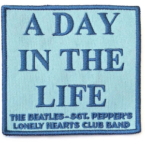 The Beatles - A Day In The Life Woven Patch in the group MERCHANDISE / Merch / Pop-Rock at Bengans Skivbutik AB (5538505)