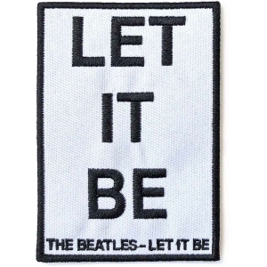 The Beatles - Let It Be Woven Patch in the group MERCHANDISE / Merch / Pop-Rock at Bengans Skivbutik AB (5538506)