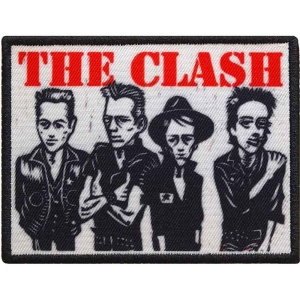 The Clash - Characters Printed Patch in the group MERCHANDISE / Merch / Punk at Bengans Skivbutik AB (5538540)