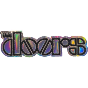 The Doors - Sonic Silver Logo Woven Patch in the group MERCHANDISE / Merch / Pop-Rock at Bengans Skivbutik AB (5538552)