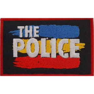 The Police - 3 Stripes Logo Woven Patch in the group MERCHANDISE / Merch / Pop-Rock at Bengans Skivbutik AB (5538558)