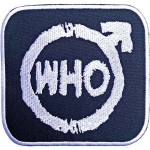 The Who - Spray Logo Woven Patch in the group MERCHANDISE / Merch / Pop-Rock at Bengans Skivbutik AB (5538567)
