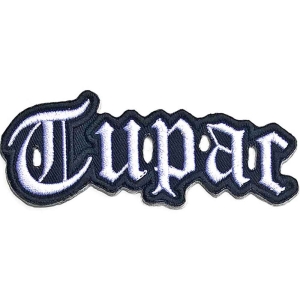 Tupac - Cut-Out Logo Woven Patch in the group MERCHANDISE / Merch / Hip Hop-Rap at Bengans Skivbutik AB (5538589)