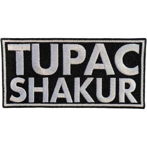 Tupac - Text Logo Woven Patch in the group MERCHANDISE / Merch / Hip Hop-Rap at Bengans Skivbutik AB (5538592)