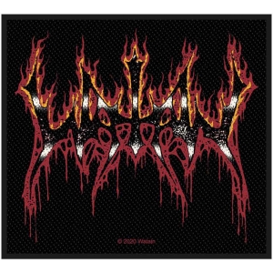 Watain - Flaming Logo Standard Patch in the group MERCHANDISE / Merch / Hårdrock at Bengans Skivbutik AB (5538615)