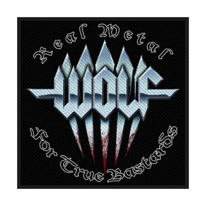 Wolf - Real Metal Standard Patch in the group MERCHANDISE / Merch / Hårdrock at Bengans Skivbutik AB (5538620)