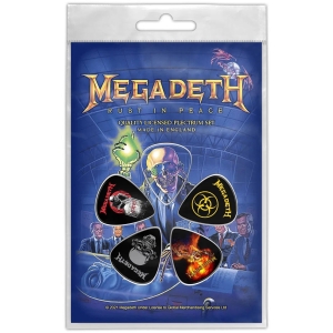 Megadeth - Rust In Peace Plectrum Pack in the group MERCHANDISE / Merch / Nyheter / Hårdrock at Bengans Skivbutik AB (5538649)
