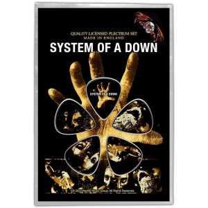 System Of A Down - Hand Plectrum Pack in the group MERCHANDISE / Merch / Hårdrock at Bengans Skivbutik AB (5538653)