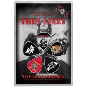 Thin Lizzy - Live And Dangerous Plectrum Pack in the group MERCHANDISE / Merch / Hårdrock at Bengans Skivbutik AB (5538654)