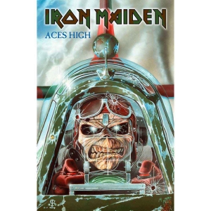 Iron Maiden - Aces High Textile Poster in the group MERCHANDISE / Merch / Hårdrock at Bengans Skivbutik AB (5538713)