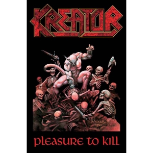 Kreator - Pleasure To Kill Textile Poster in the group MERCHANDISE / Merch / Hårdrock at Bengans Skivbutik AB (5538724)