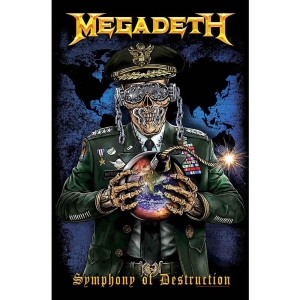 Megadeth - Symphony Of Destruction Textile Poster in the group MERCHANDISE / Merch / Hårdrock at Bengans Skivbutik AB (5538733)