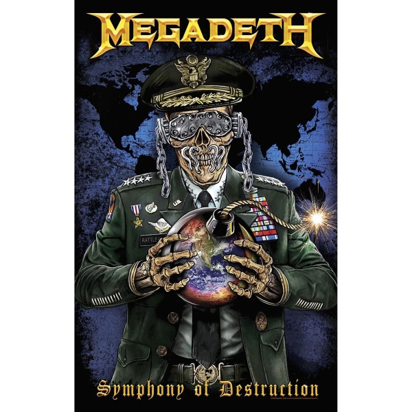 Megadeth - Textile Poster: Symphony Of Destruction in the group MERCHANDISE / Merch / Hårdrock at Bengans Skivbutik AB (5538734)