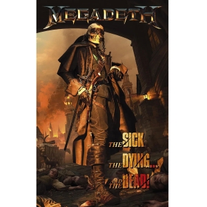 Megadeth - The Sick, The Dying And The Dead Textile Poster in the group MERCHANDISE / Merch / Nyheter / Hårdrock at Bengans Skivbutik AB (5538735)