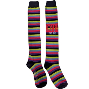 The Beatles - Love Me Do Lady Multi Knee Socks in the group MERCHANDISE / Merch / Pop-Rock at Bengans Skivbutik AB (5538791)