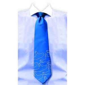 The Beatles - Yellow Sub Blue Silk Neck Tie in the group MERCHANDISE / Merch / Pop-Rock at Bengans Skivbutik AB (5538797)