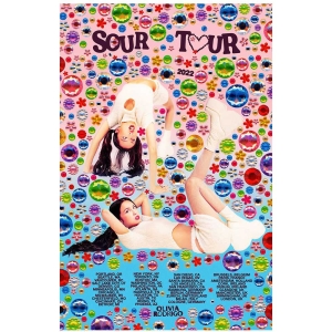 Olivia Rodrigo - Sour Tour Poster in the group MERCHANDISE / Merch / Pop-Rock at Bengans Skivbutik AB (5538819)