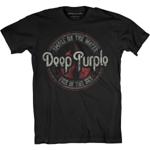 Deep Purple - Smoke Circle Uni Bl     (M) in the group MERCHANDISE / T-shirt / Heavy Metal at Bengans Skivbutik AB (5539427)