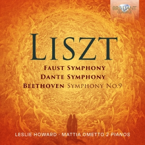 Leslie Howard Mattia Ometto - Liszt: Faust Symphony Dante Sympho in the group CD / Upcoming releases / Classical at Bengans Skivbutik AB (5539849)