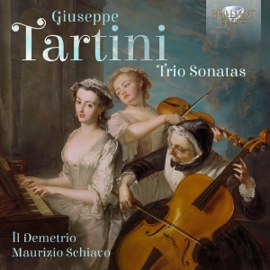 Il Demetrio Maurizio Schiavo - Tartini: Trio Sonatas in the group CD / Upcoming releases / Classical at Bengans Skivbutik AB (5540041)