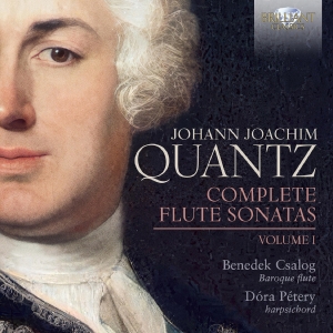 Benedek Csalog Dora Petery - Quantz: Complete Flute Sonatas, Vol in the group CD / Upcoming releases / Classical at Bengans Skivbutik AB (5540043)