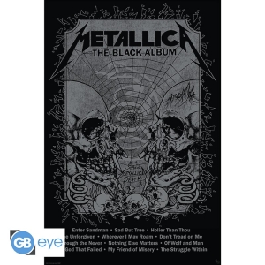 Metallica - Poster Maxi Black Album Poster 91,5x61 in the group MERCHANDISE /  /  at Bengans Skivbutik AB (5540273)