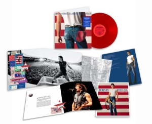 Springsteen Bruce - Born in the U.S.A. (40th Anniversary Edition) Red Vinyl in the group OUR PICKS / Friday Releases / Friday the 14th of June 2024 at Bengans Skivbutik AB (5540583)