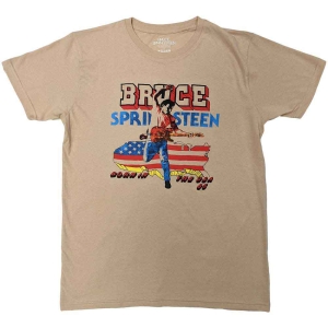 Bruce Springsteen - Born In The Usa '85 Uni Sand    S in the group MERCHANDISE / T-shirt / Pop-Rock at Bengans Skivbutik AB (5540642r)